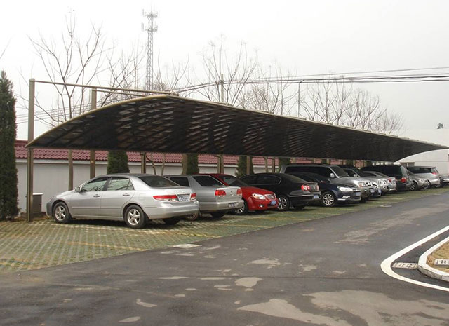 斜拉式車棚