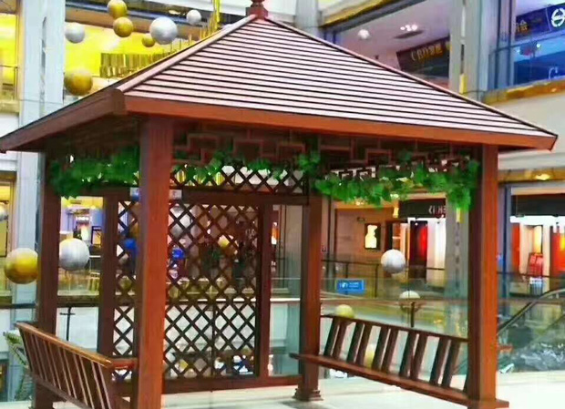 琉璃瓦涼亭